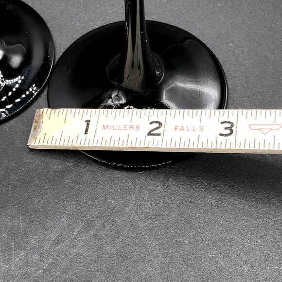 Luminarc of France Signature Black Champagne Flutes Discontinued Set of 4 - Picture 4 of 5